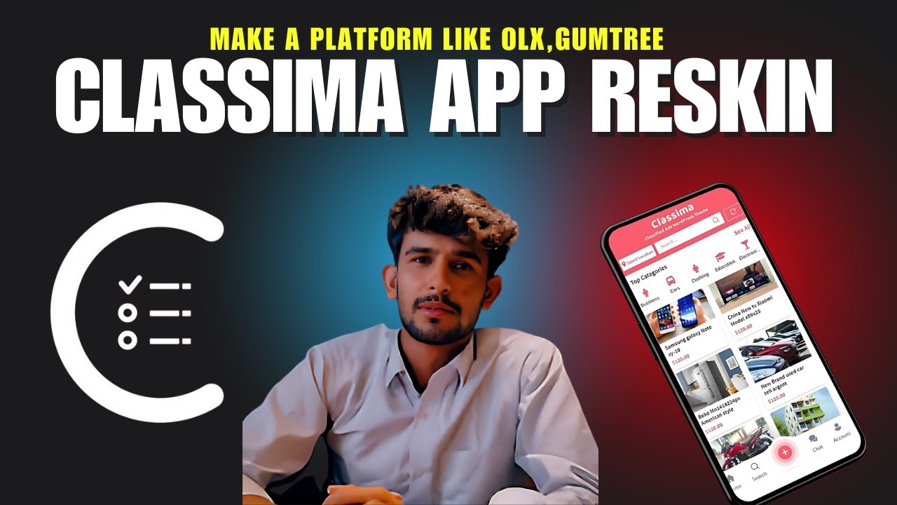 Classima App Reskin – Complete Practical Course